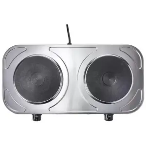 Fogão Elétrico Portátil Agratto 2 Bocas Inox 2000w 220V Fogão Elétrico Portátil Agratto 2 Bocas Inox 2000w 220V