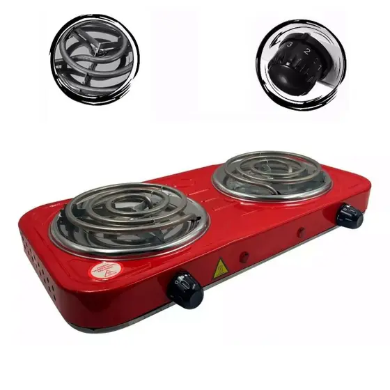 Fogão Elétrico 2 Bocas Relinx Portátil Cooktop 2000W 127V