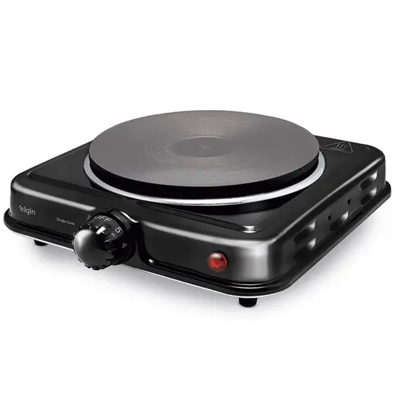 Fogão Elétrico Portátil Elgin 1 Boca 1000W 127V Single Cook