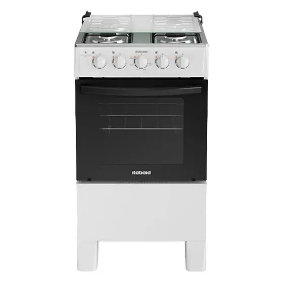 Fogão de Piso a Gás Itatiaia 4 Bocas Branco Star Clean New