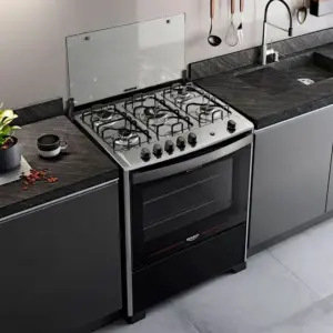 Fogão de Piso a Gás Dako 5 Queimadores 100L Magister