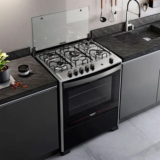 Fogão de Piso a Gás Dako 5 Queimadores 100L Magister