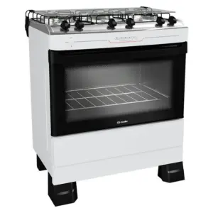 Fogão de Piso a Gás Mueller 5 Bocas Automático Mesa Inox Forno Total Clean MFI5BF Fogão de Piso a Gás Mueller 5 Bocas Automático Mesa Inox Forno Total Clean MFI5BF