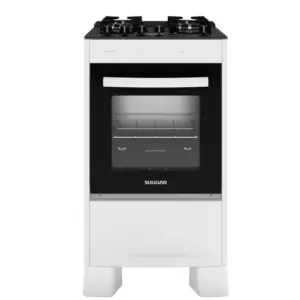 Fogão de Piso a Gás Suggar 4 queimadores Branco Neo Max FGV403BR