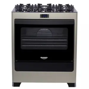 Fogão de Piso a Gás Dako 5 Bocas Supreme Timer Glass 300000755