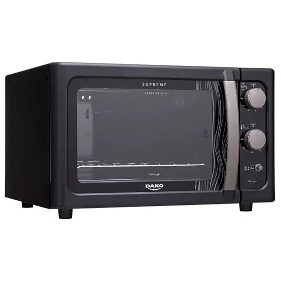 Forno Elétrico Bancada Dako 44L Preto com Grill Dourador Supreme
