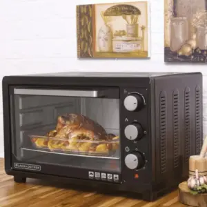Forno Elétrico Bancada Black Decker 50L Grande Bandeja Timer Grade Grelha 127V Forno Elétrico Bancada Black Decker 50L Grande Bandeja Timer Grade Grelha 127V
