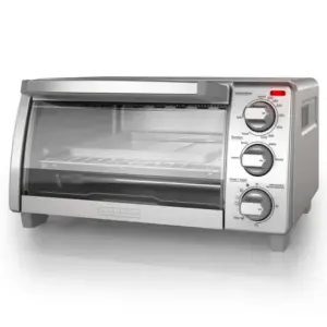 Forno Torradeira Elétrico Black+Decker 4 Fatias com Convecção Aço Inoxidável TO1760SS Forno Torradeira Elétrico Black+Decker 4 Fatias com Convecção Aço Inoxidável TO1760SS