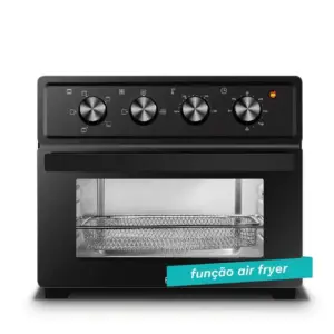 Forno Elétrico Bancada Belmicro 22L 1800W com função Air Fryer Preto 127V BEL22AD Forno Elétrico Bancada Belmicro 22L 1800W com função Air Fryer Preto 127V BEL22AD