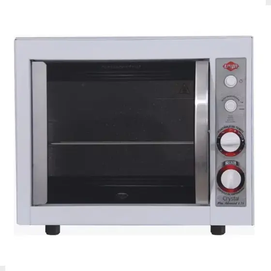 Forno Elétrico Bancada Layr 46L com Timer e Autolimpante Branco 127 Volts Crystal Advanced