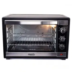 Forno Elétrico Bancada Moob 60L com Espeto Giratório e Luz Interna 220v Forno Elétrico Bancada Moob 60L com Espeto Giratório e Luz Interna 220v