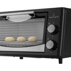 Forno Elétrico Bancada Mondial 6L com Timer Preto Pratic Cook FR-09 Forno Elétrico Bancada Mondial 6L com Timer Preto Pratic Cook FR-09