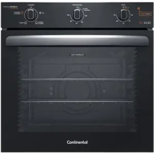 Forno Elétrico Embutir Continental 80L Preto OC8EM Forno Elétrico Embutir Continental 80L Preto OC8EM