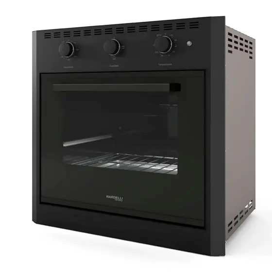 Forno Elétrico Embutir Nardelli 60L Black E60