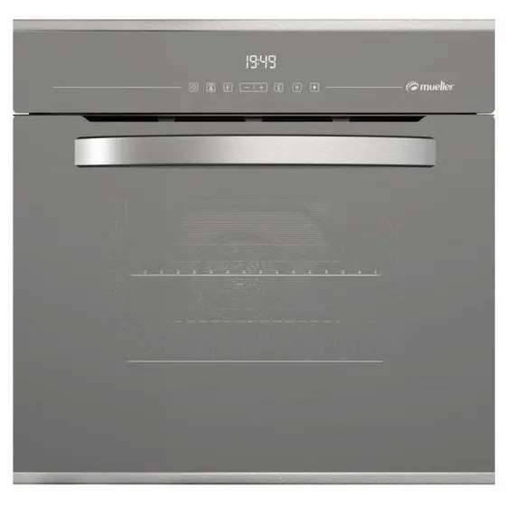 Forno Elétrico Embutir Mueller 68L Digital Espelhado 220V MFE0268G1