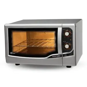 Forno Elétrico Bancada Fischer 44L Prata 127V Gourmet Grill Forno Elétrico Bancada Fischer 44L Prata 127V Gourmet Grill