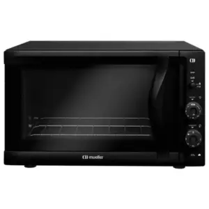 Forno Elétrico Bancada Mueller 50L Easy Clean com Timer Vidro Duplo Sonetto MFB50F Forno Elétrico Bancada Mueller 50L Easy Clean com Timer Vidro Duplo Sonetto MFB50F