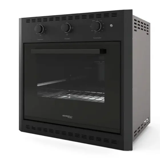 Forno Elétrico Embutir Nardelli 60L Black EB60