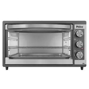 Forno Elétrico Bancada Philco 50L Dupla Resistência PFE52P Forno Elétrico Bancada Philco 50L Dupla Resistência PFE52P