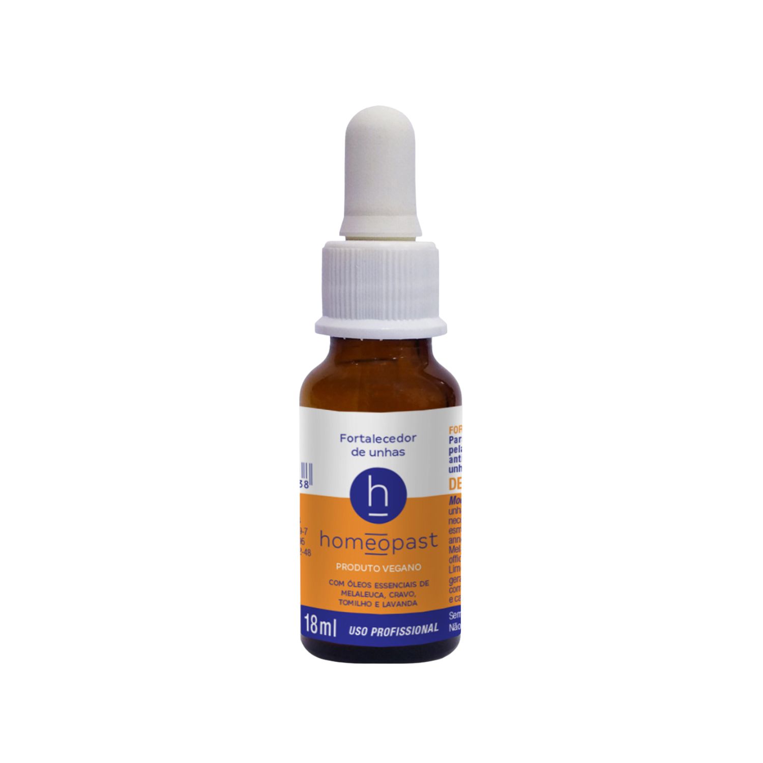 Fortalecedor de Unhas Homeopast Vegano 18ml
