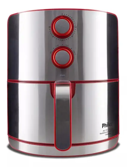 Air Fryer Philco Inox Redstone 1500W 127V Cor Prata 110V 4,6L