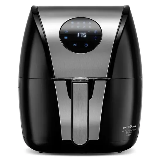 Air Fryer Britânia Painel Digital Inox 1500W 5L BFR41PI