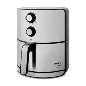 Air Fryer Britânia Display Analógico Preto Inox 1500W 4,6L BFR46PI Air Fryer Britânia Display Analógico Preto Inox 1500W 4,6L BFR46PI