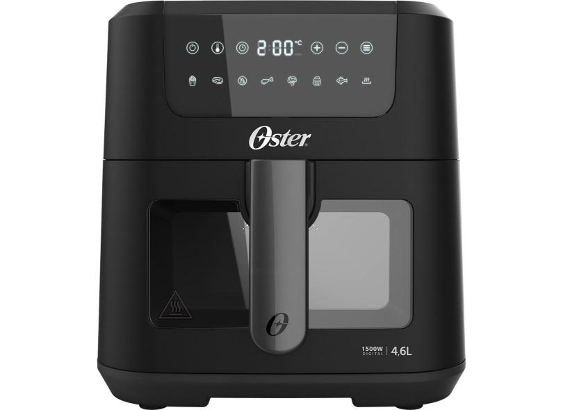 Fritadeira Air Fryer Digital Clear Oster 4.6L Visor Transparente 127V