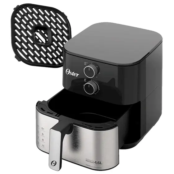 Air Fryer Oster Inox Compact Sem Óleo 127V 4,6L