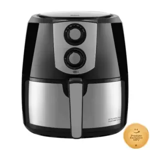 Air Fryer Philco Jumbo Inox Preta Inox 5,5L PFR06PI