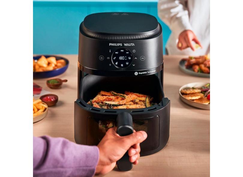 Fritadeira Airfryer Digital Philips Walita XL Preta NA230