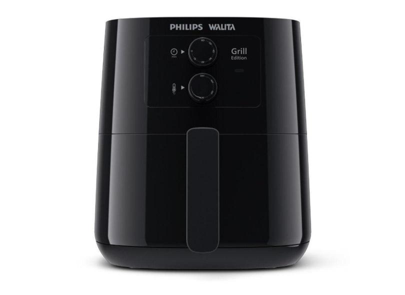 Fritadeira Airfryer Philips Walita Série 3000 Grill Edition HD9202 4.1L Preta 1400W 127V