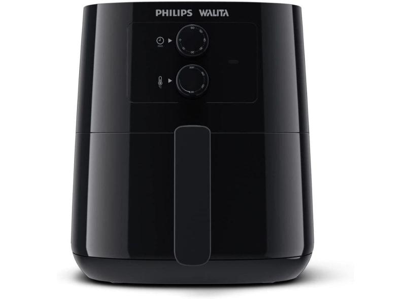 Fritadeira Airfryer Philips Walita Série 3000 RapidAir 4L Preta 110V 1400W 7 Funções