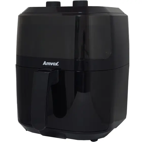 Air Fryer Amvox Sem Óleo Panela Elétrica 1400W Timer Preta 5L ARF 1250