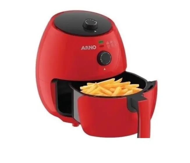 Fritadeira Arno Easy Fry Antiaderente 220V Vermelho 3,2L EY1225B
