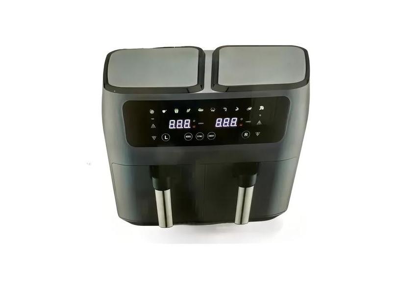 Fritadeira Elétrica Air Fryer Labravia Cesto Duplo Grande 8L 127V