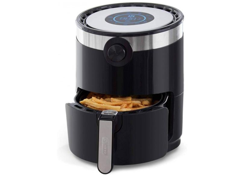 Fritadeira Elétrica Airfryer Dash DMAF360GBBK02 2.8L Painel Digital Preta 110V 1200W