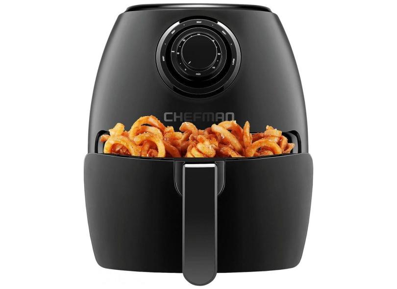 Fritadeira Elétrica Airfryer 3.4L Controle de Temperatura Preta 110V 1200W