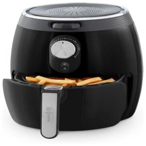 Fritadeira Elétrica Airfryer Dash 3L Temperatura Ajustável Preta 110V 1200W