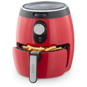 Fritadeira Elétrica Airfryer Dash 3L Temperatura Ajustável Vermelha 110V 1200W