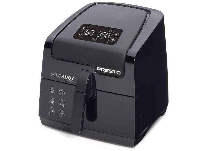 Fritadeira Elétrica Airfryer Presto 03422 4L Painel Digital Preta 110V