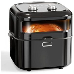 Fritadeira Elétrica Airfryer Wetie AF61 7L Painel Digital Preta 110V 1400W