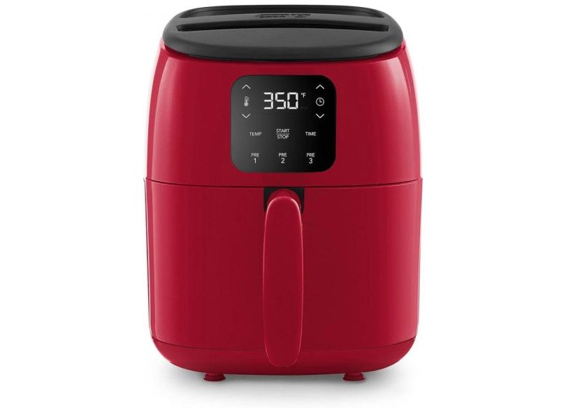 Fritadeira Elétrica Airfryer Digital Dash DCAF260GBRD02 2.4L Vermelho 110V 1000W