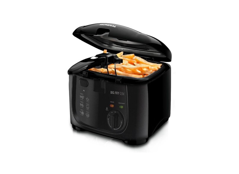 Fritadeira Elétrica Mondial Big Fry FT-07 2.5L Timer