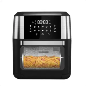 Fritadeira Elétrica Tronos Oven Fry Sem Óleo Aairfryer Oven 3 em 1 Touch Preto 1700W 127V 12L RC02 Fritadeira Elétrica Tronos Oven Fry Sem Óleo Aairfryer Oven 3 em 1 Touch Preto 1700W 127V 12L RC02