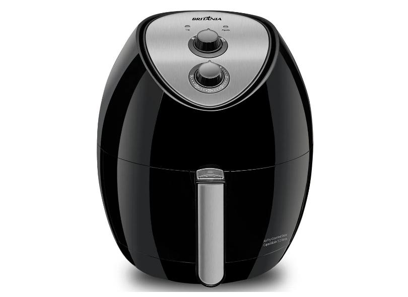 Fritadeira Elétrica Sem Óleo Britânia Air Fry Gourmet BFR09P 3.2L Timer