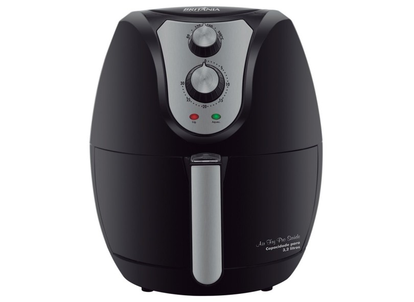 Fritadeira Elétrica Sem Óleo Britânia Air Fry Pro Saúde 06380 3.2L