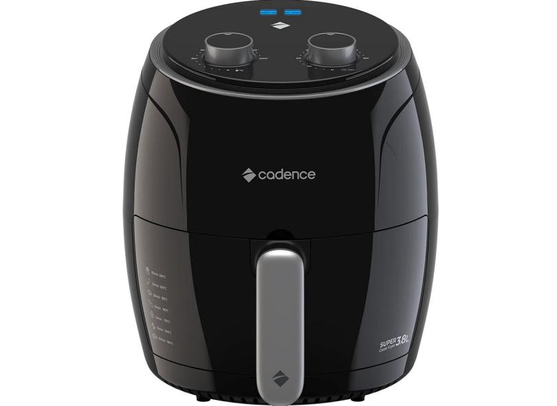 Fritadeira Elétrica Sem Óleo Cadence Super Cook Fryer FRT410 3.8L