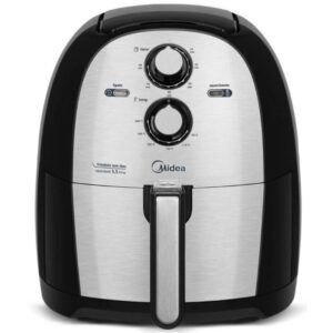Fritadeira Elétrica Sem Óleo Midea FRA50S 5.5L Inox
