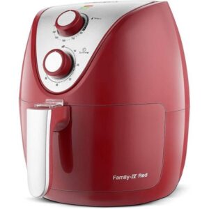 Fritadeira Elétrica Sem Óleo Mondial Air Fryer 3.5L Inox Vermelha 220V
